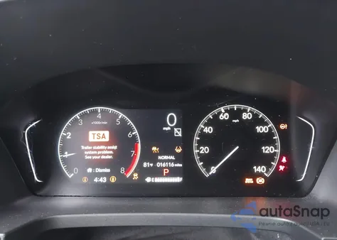 2025 Honda Pilot Trailsport z USA, uszkodzony, nr VIN 5FNYG1H62SB082637